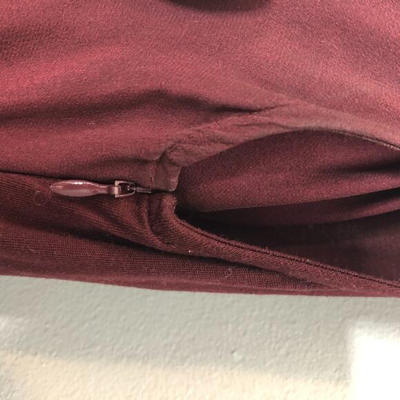 AllSaints Lani Dress Rust Maroon Maxi Faux Wrap 6 - Picture 8 of 15